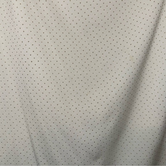 Ivory w/ Gold Polka Dot SS One Shoulder Top / Blouse Women's Size 2 - Picture 4 of 8